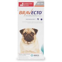 Bravecto Chewable Tablet for Dogs - Orange, For Dogs 9.9 to 22 lbs.